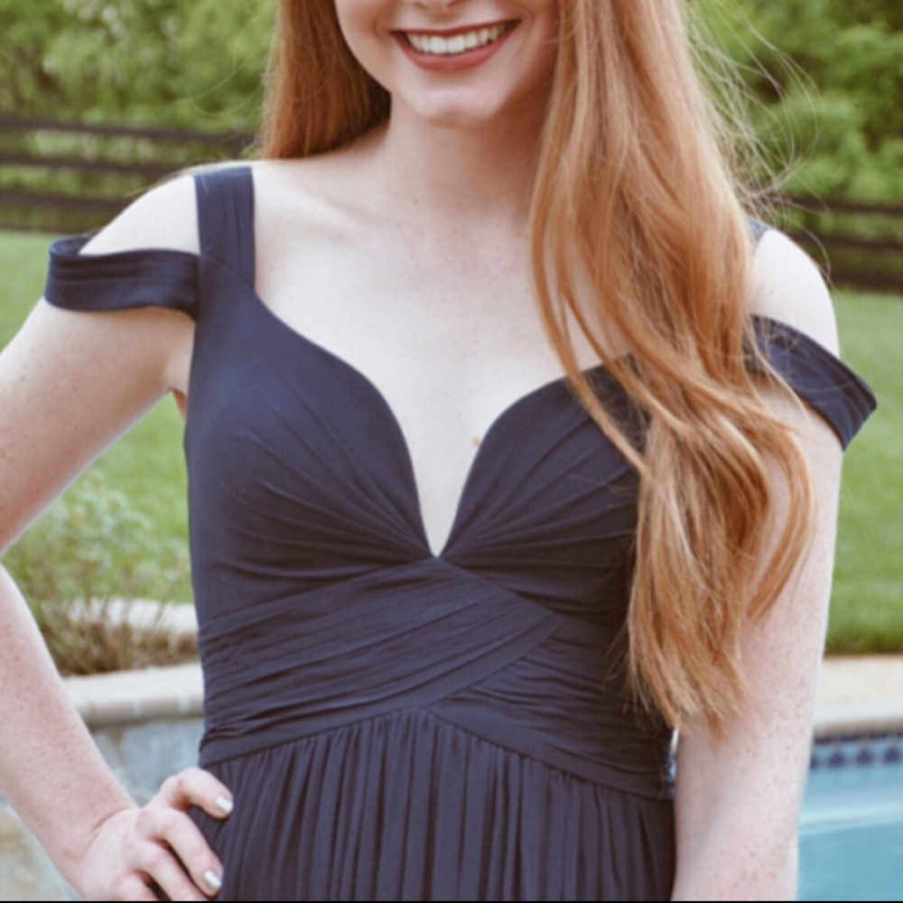 Lulus Navy Blue Prom Dress!